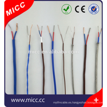 MICC tipo T fibra 2X32 AWG termopar